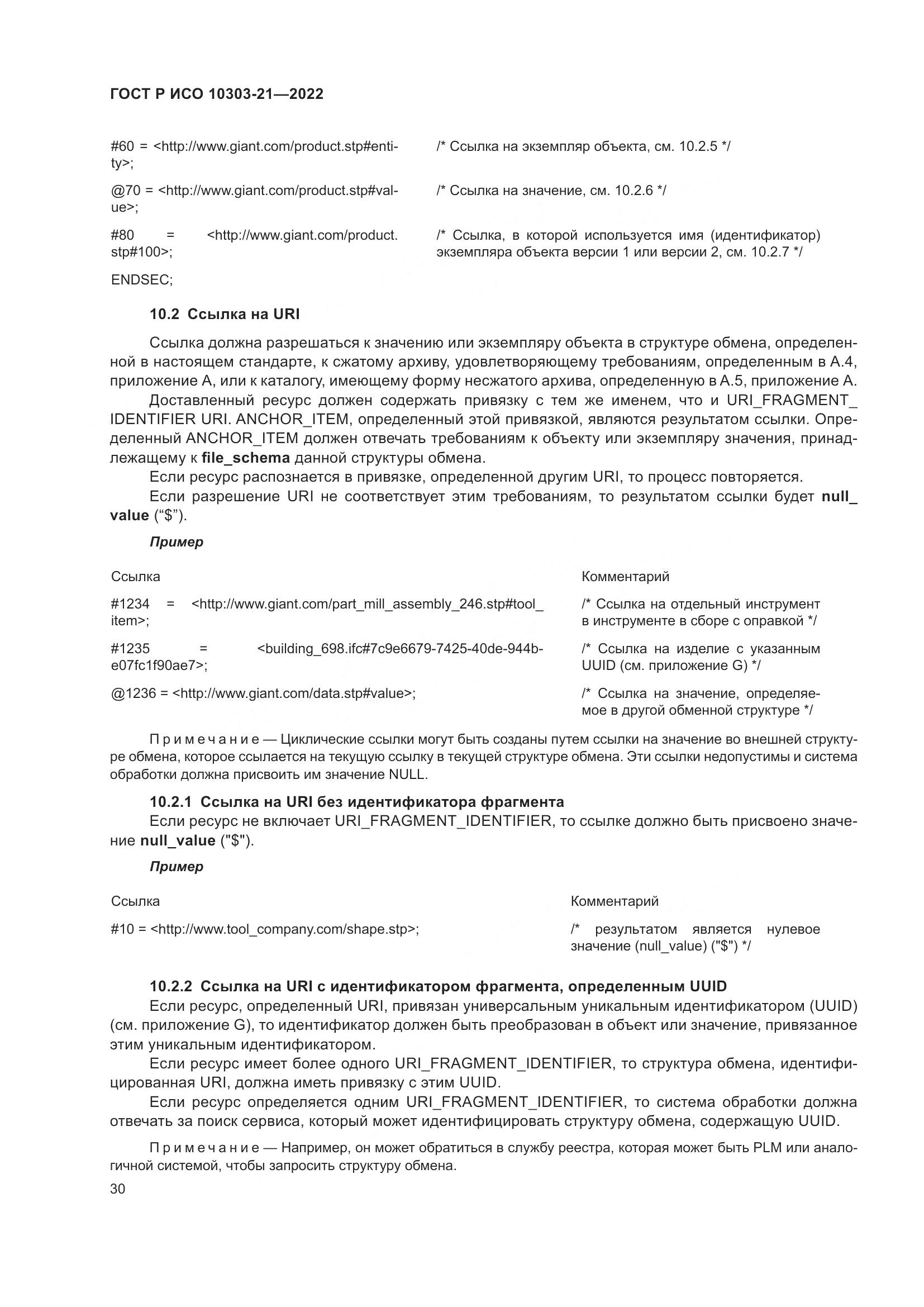 ГОСТ Р ИСО 10303-21-2022, страница 36