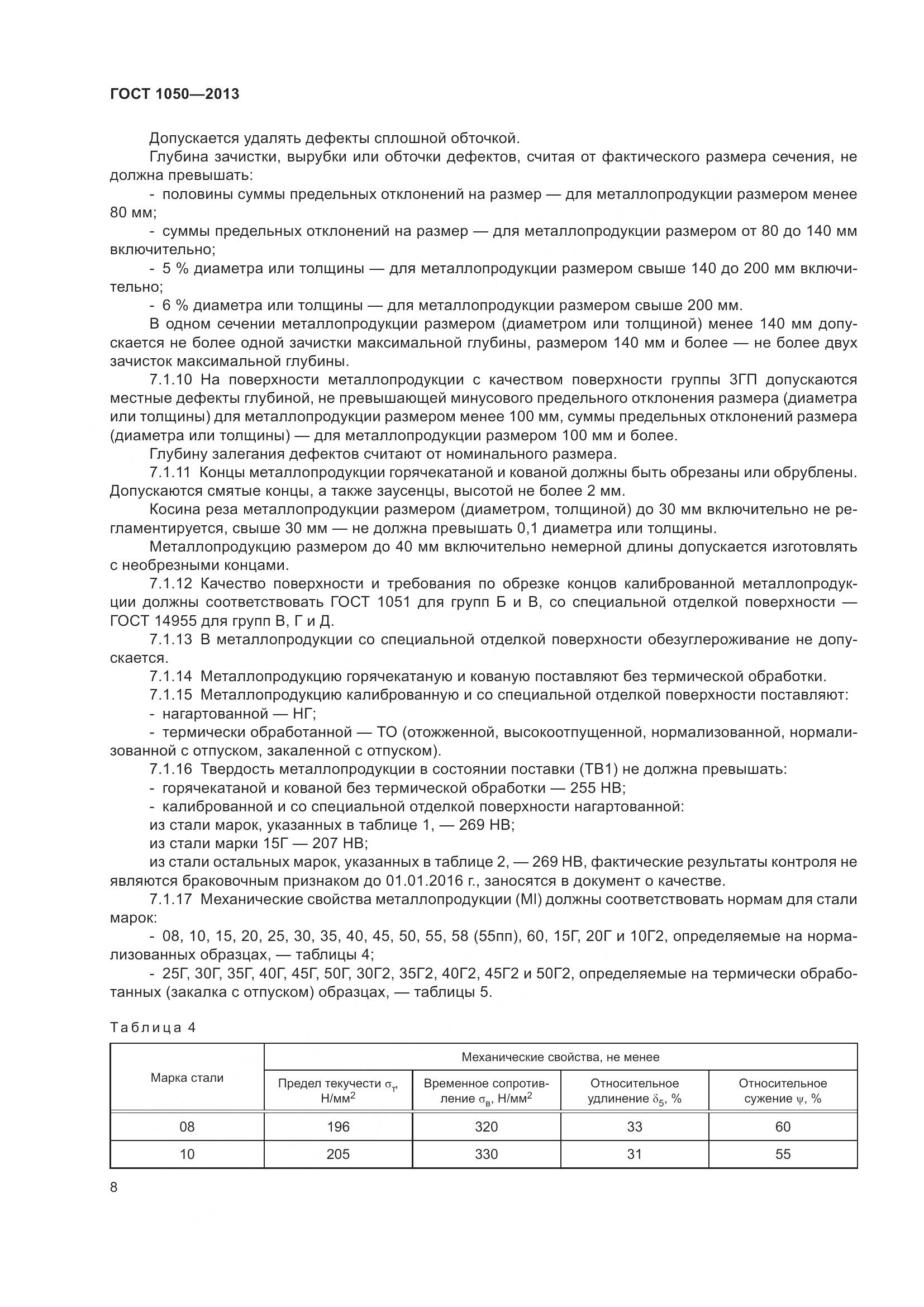 ГОСТ 1050-2013, страница 15