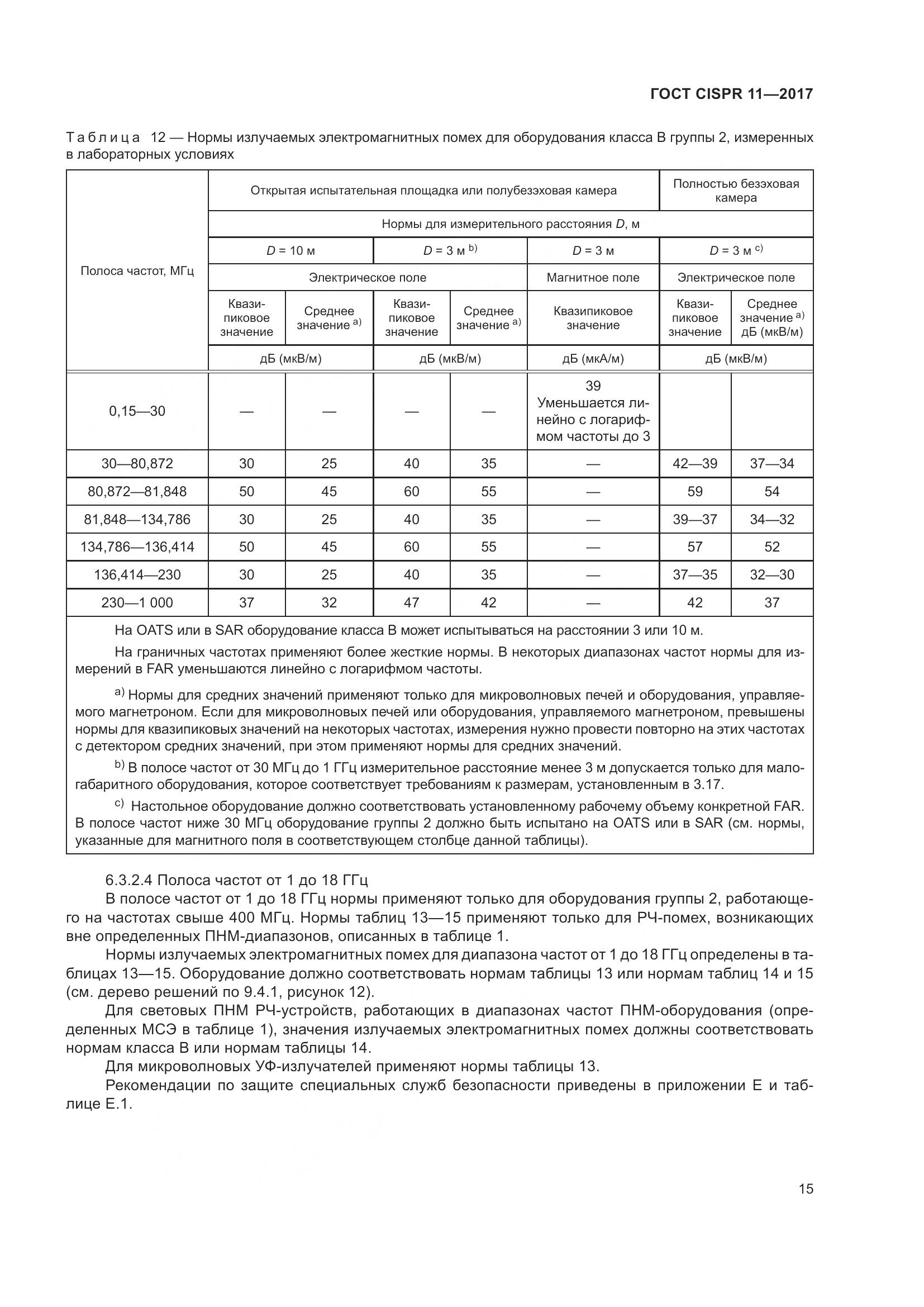 ГОСТ CISPR 11-2017, страница 22