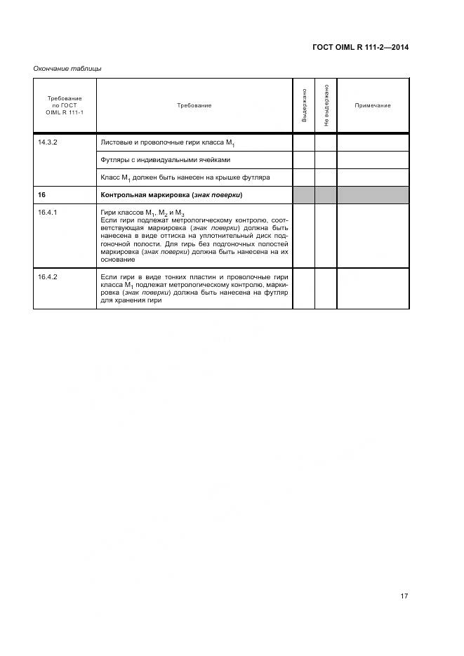 ГОСТ OIML R 111-2-2014, страница 23