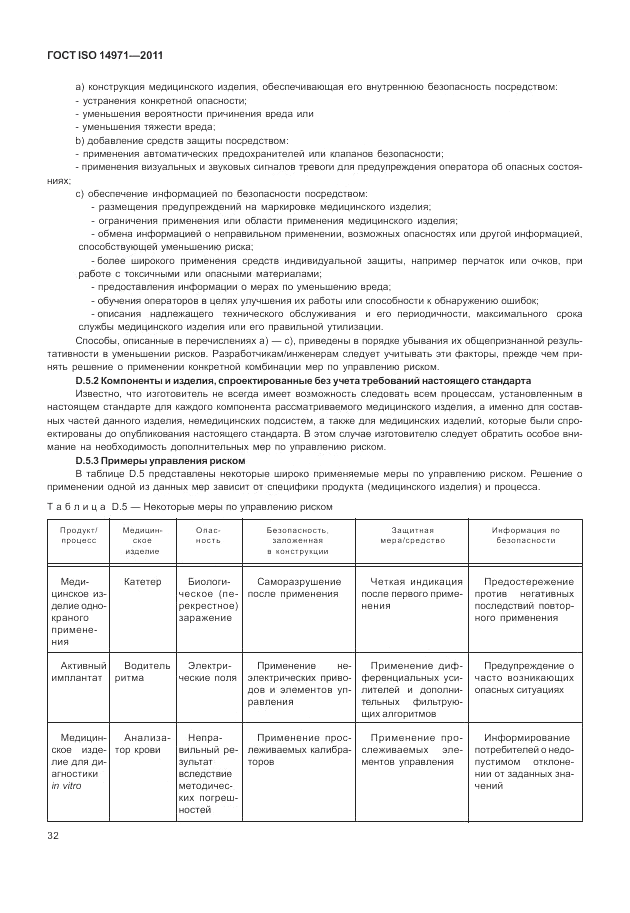 ГОСТ ISO 14971-2011, страница 36
