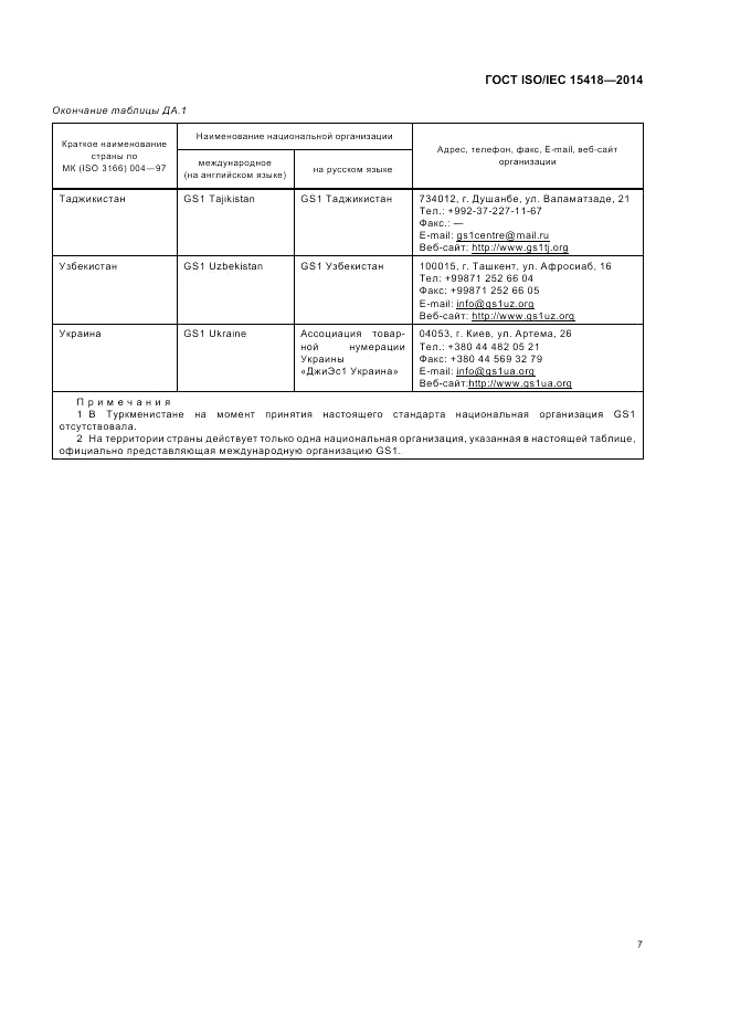 ГОСТ ISO/IEC 15418-2014, страница 11