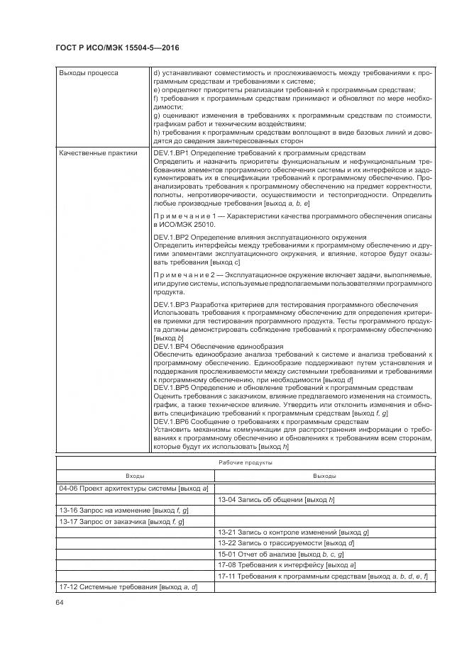 ГОСТ Р ИСО/МЭК 15504-5-2016, страница 68