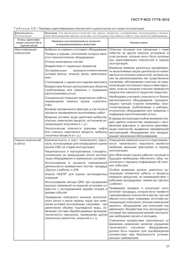 ГОСТ Р ИСО 17776-2012, страница 41