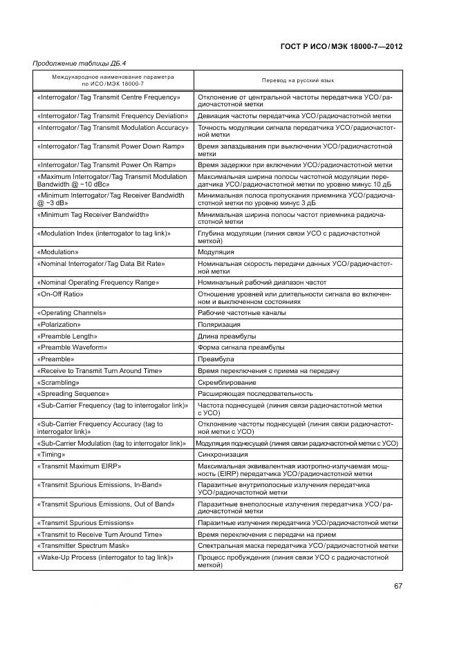 ГОСТ Р ИСО/МЭК 18000-7-2012, страница 77