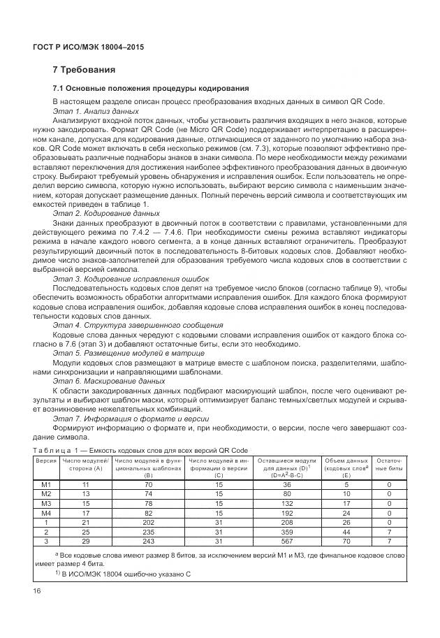 ГОСТ Р ИСО/МЭК 18004-2015, страница 22