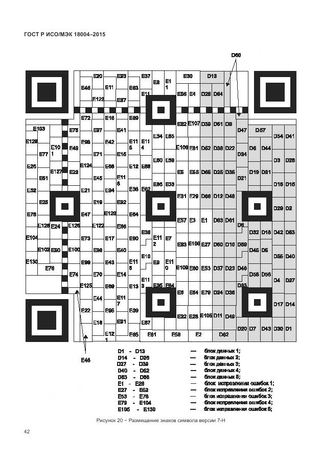 ГОСТ Р ИСО/МЭК 18004-2015, страница 48