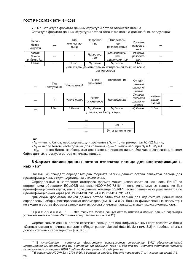 ГОСТ Р ИСО/МЭК 19794-8-2015, страница 32