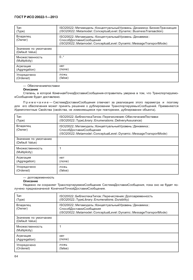 ГОСТ Р ИСО 20022-1-2013, страница 70