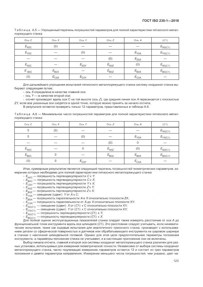ГОСТ ISO 230-1-2018, страница 129
