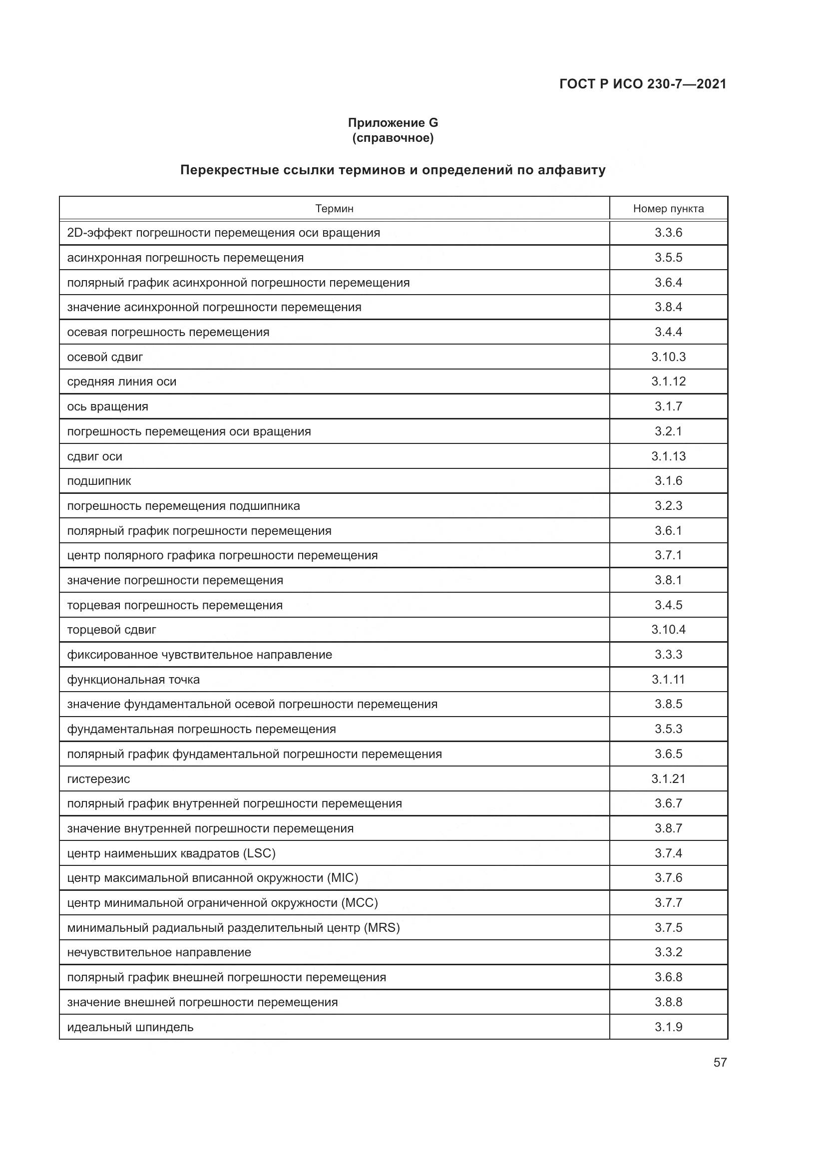 ГОСТ Р ИСО 230-7-2021, страница 61