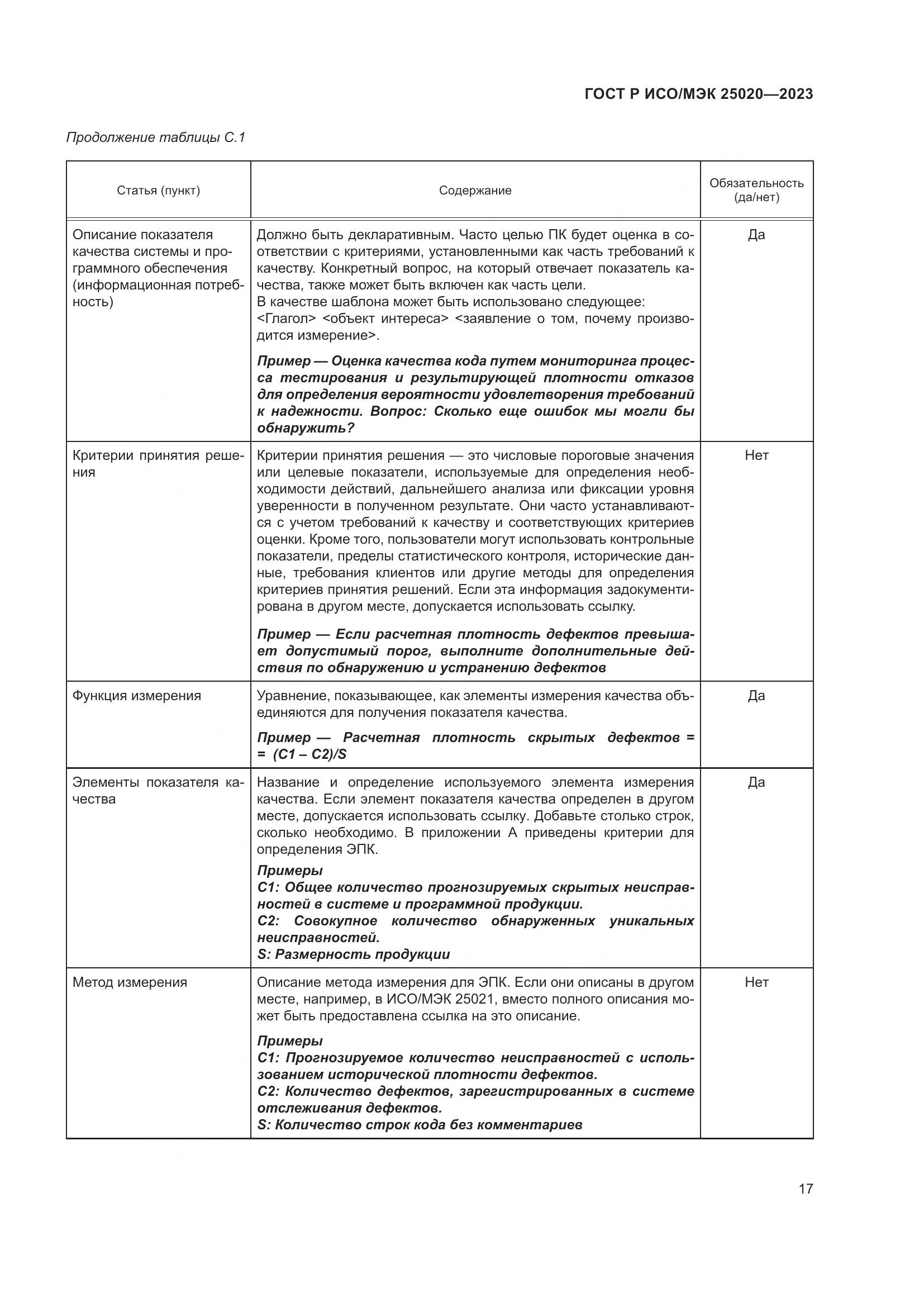 ГОСТ Р ИСО/МЭК 25020-2023, страница 23