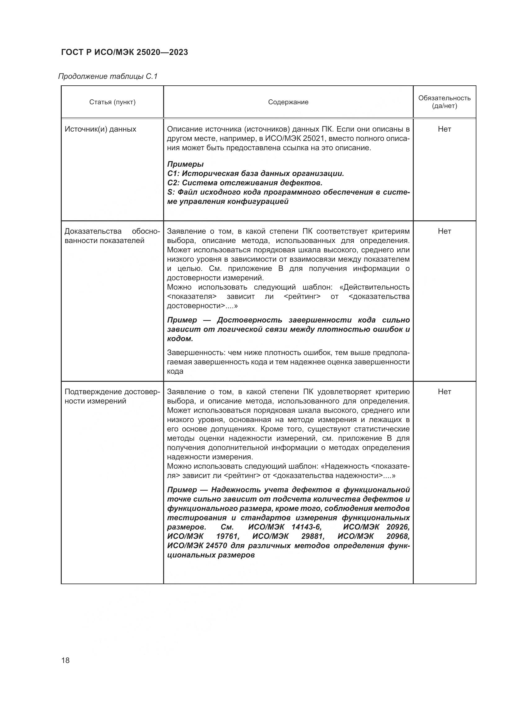 ГОСТ Р ИСО/МЭК 25020-2023, страница 24