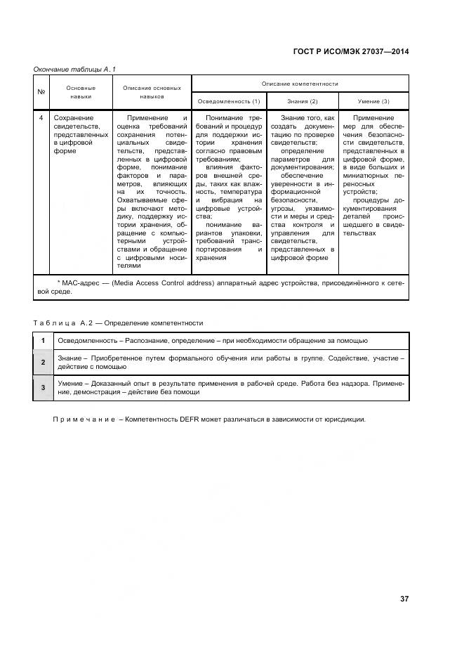 ГОСТ Р ИСО/МЭК 27037-2014, страница 43