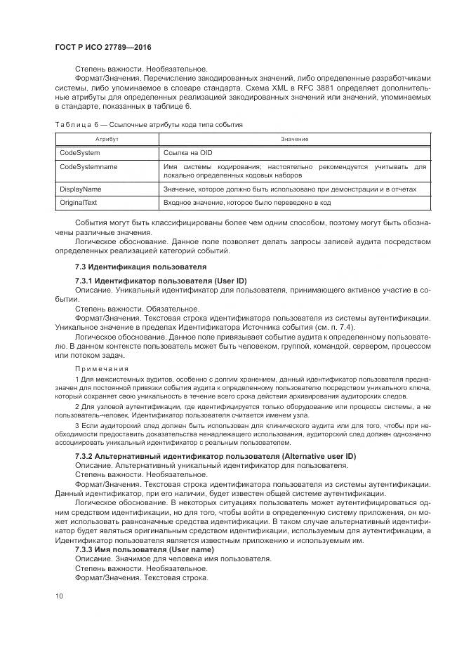 ГОСТ Р ИСО 27789-2016, страница 16