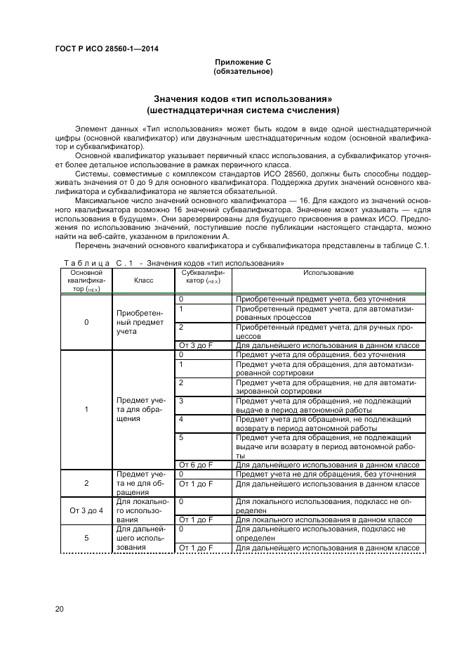 ГОСТ Р ИСО 28560-1-2014, страница 24