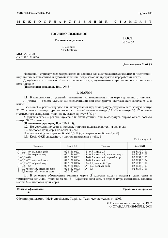 ГОСТ 305-82, страница 2