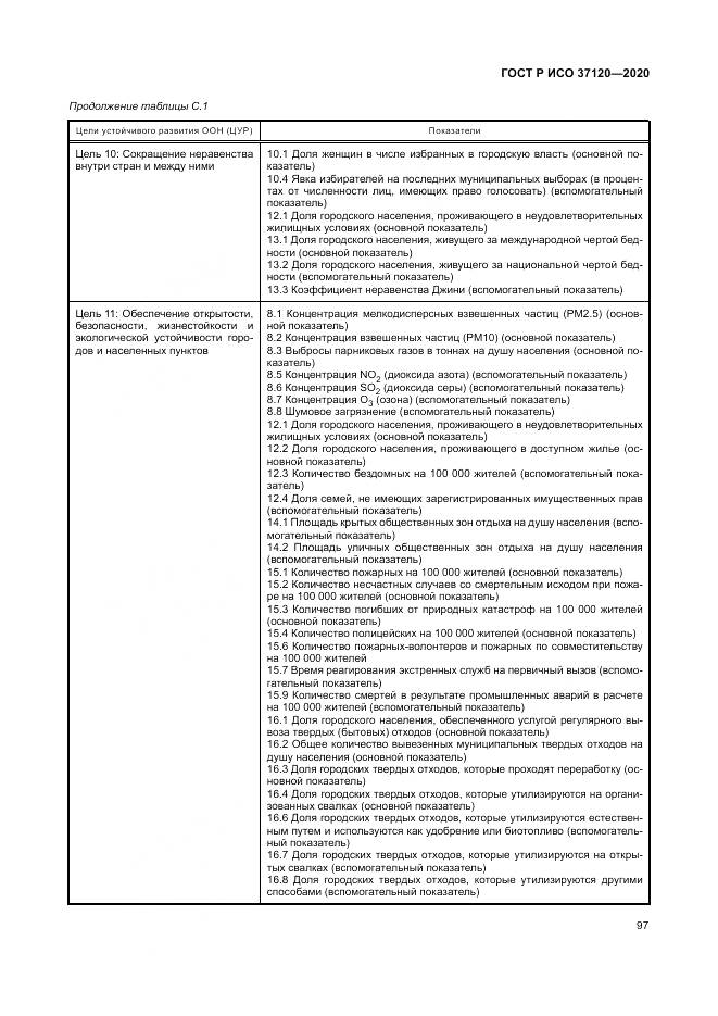 ГОСТ Р ИСО  37120-2020, страница 107