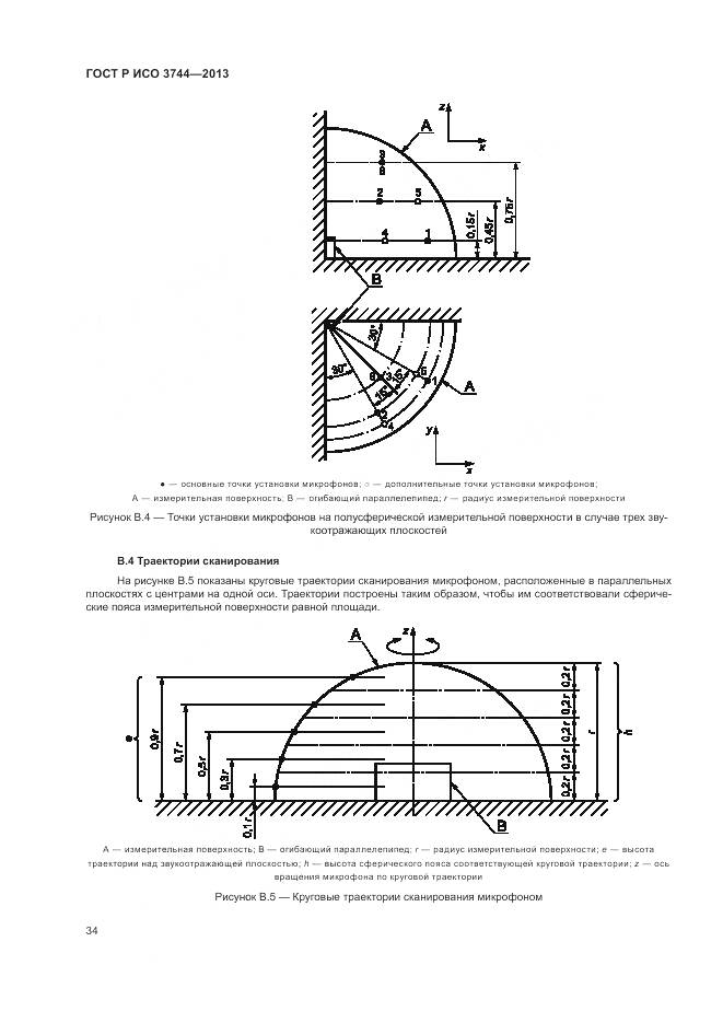 ГОСТ Р ИСО 3744-2013, страница 38