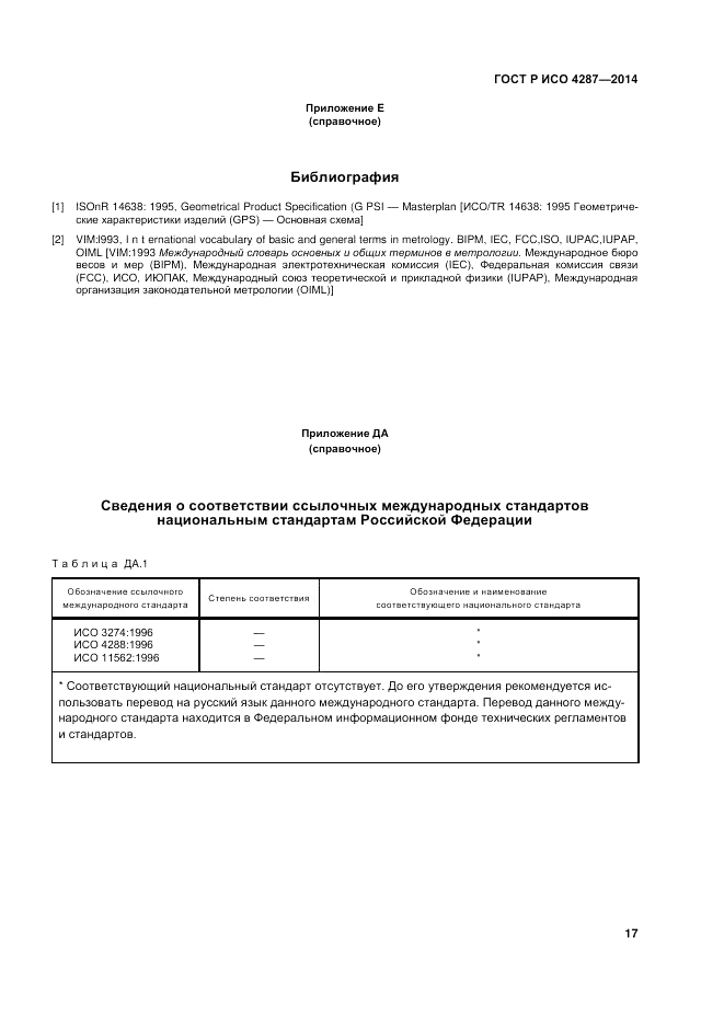 ГОСТ Р ИСО 4287-2014, страница 19