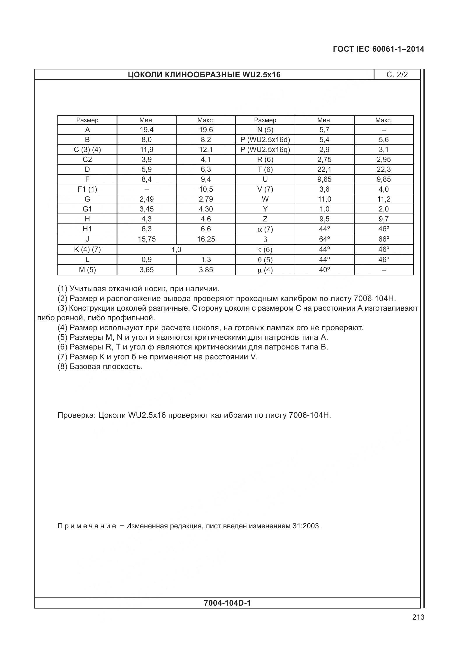 ГОСТ IEC 60061-1-2014, страница 218