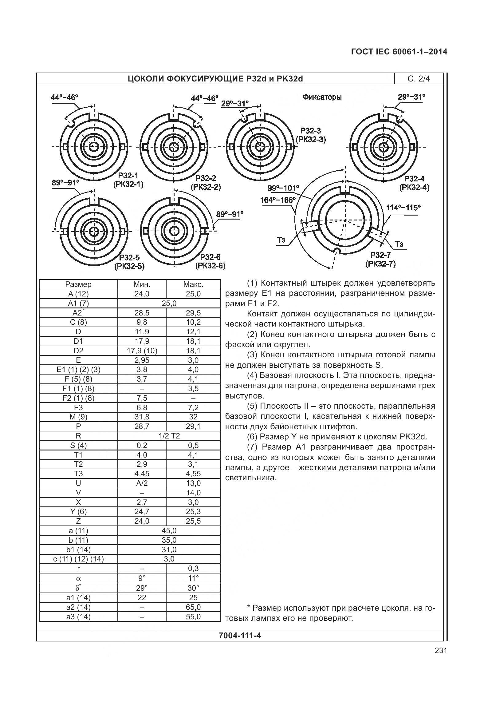 ГОСТ IEC 60061-1-2014, страница 236