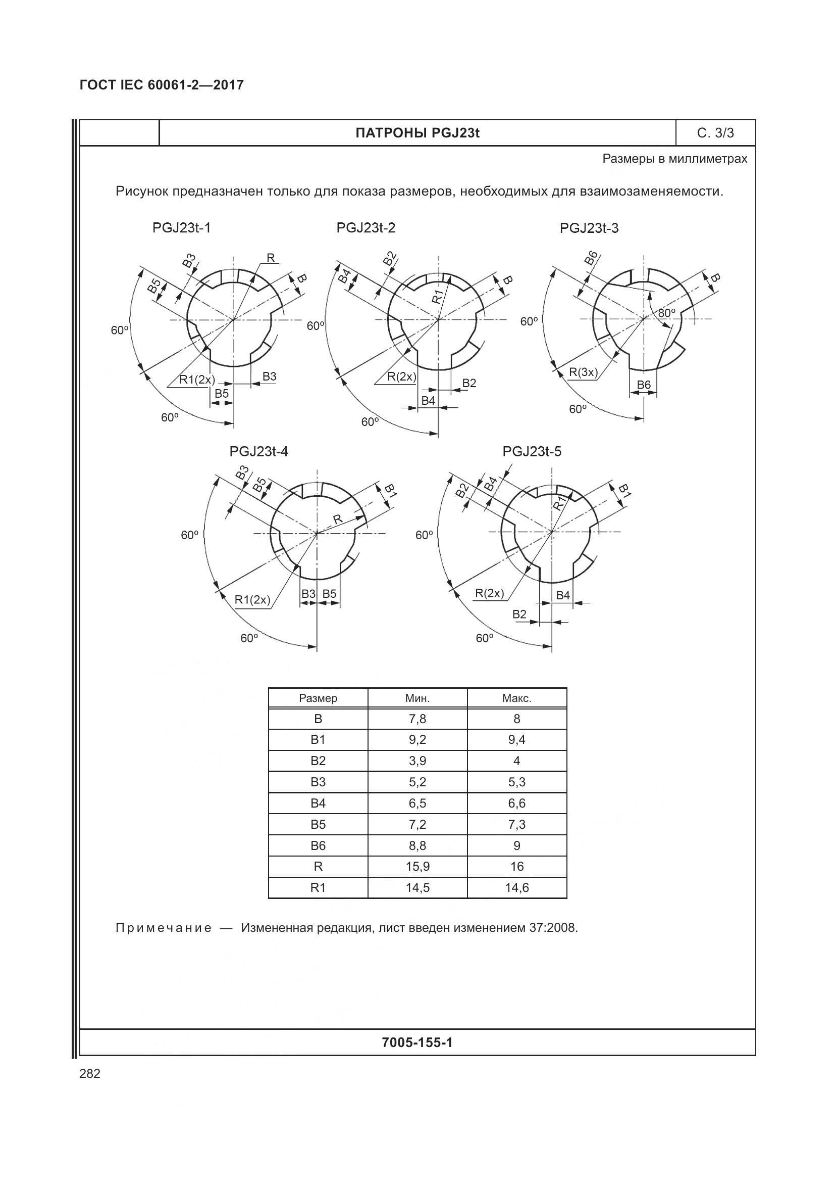 ГОСТ IEC 60061-2-2017, страница 288