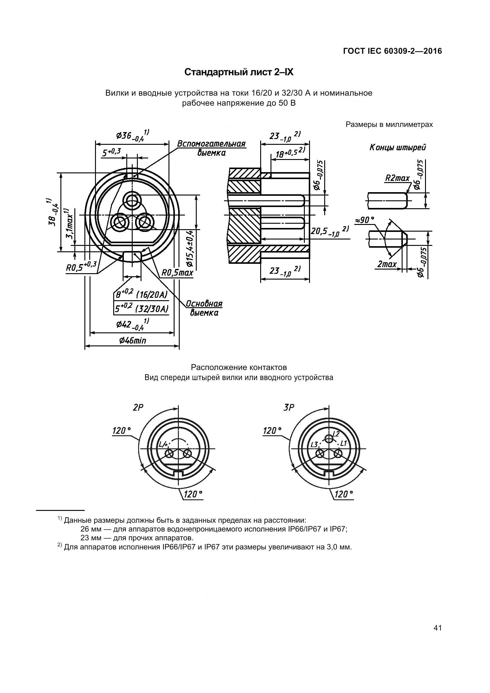 ГОСТ IEC 60309-2-2016, страница 48