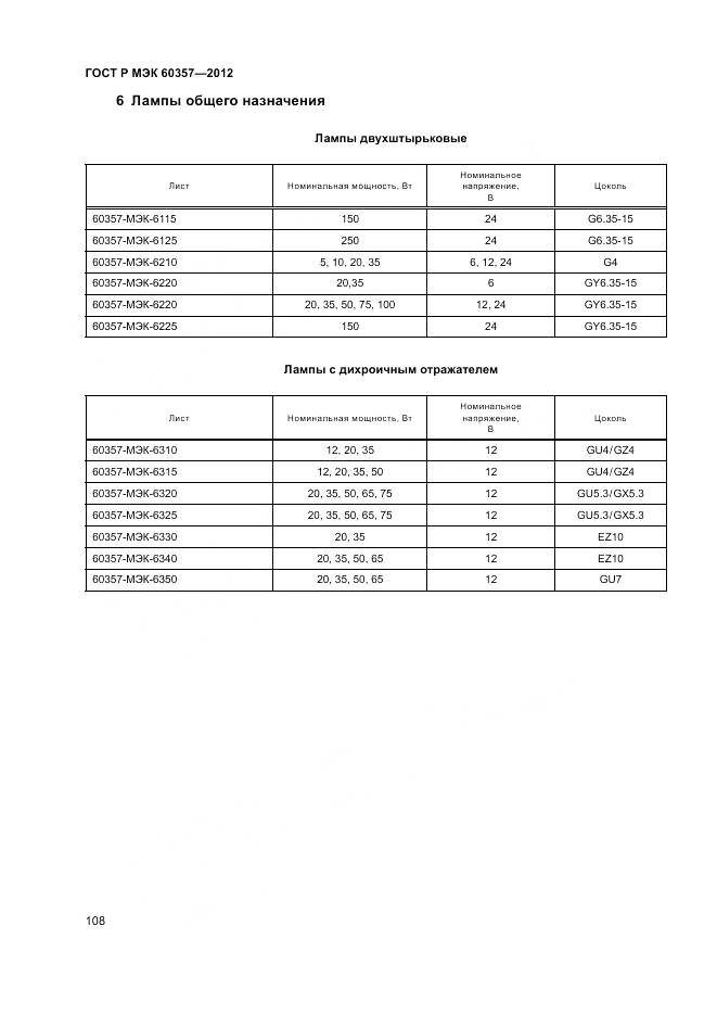 ГОСТ Р МЭК 60357-2012, страница 112