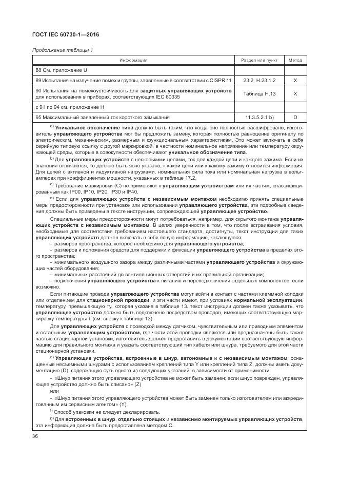 ГОСТ IEC 60730-1-2016, страница 42