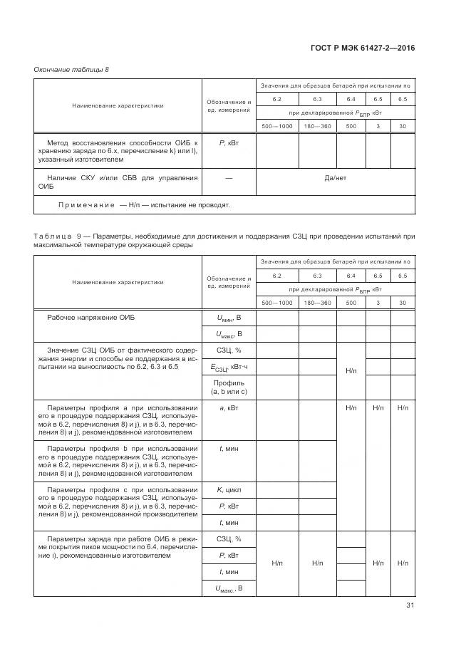 ГОСТ Р МЭК 61427-2-2016, страница 35