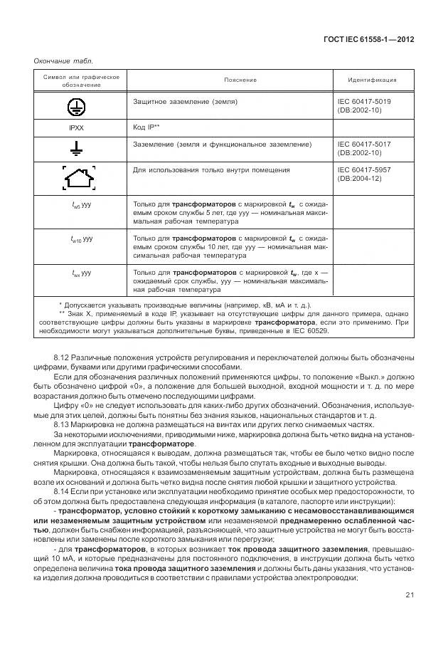 ГОСТ IEC 61558-1-2012, страница 28
