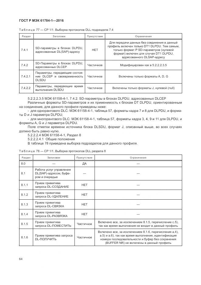 ГОСТ Р МЭК 61784-1-2016, страница 70