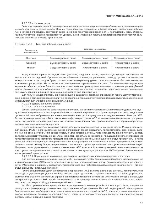 ГОСТ Р МЭК 62443-2-1-2015, страница 49