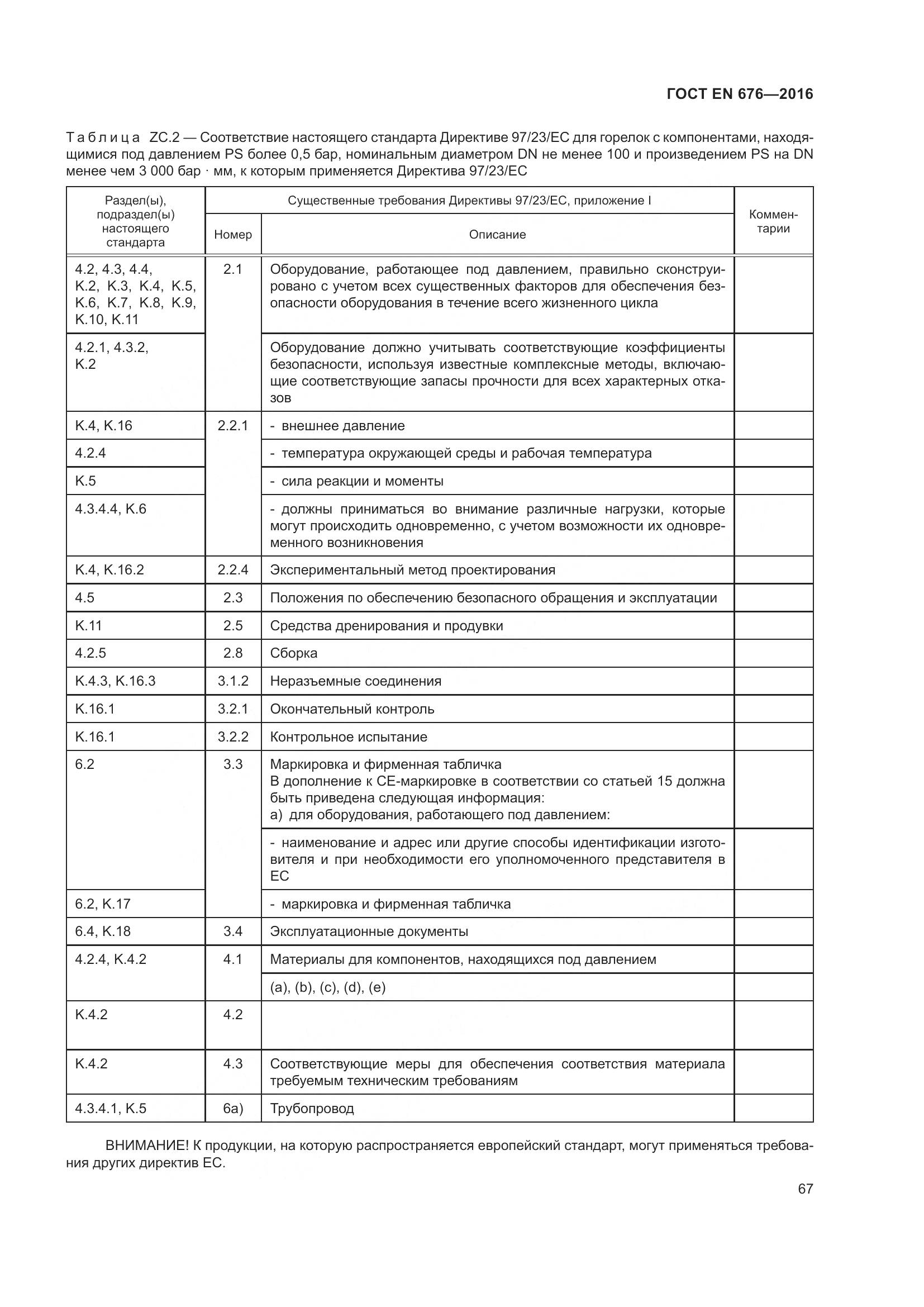ГОСТ EN 676-2016, страница 73