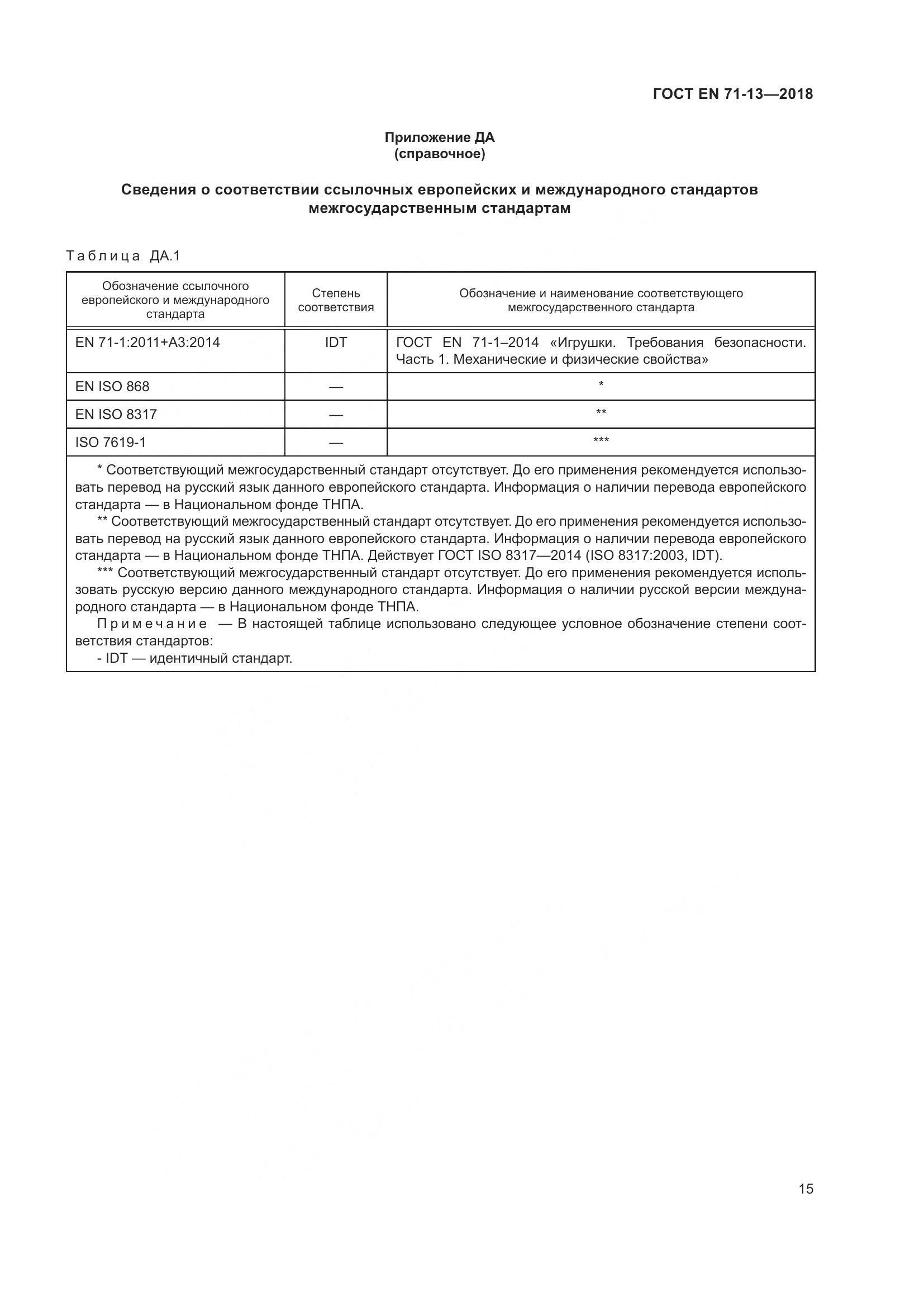 ГОСТ EN 71-13-2018, страница 22