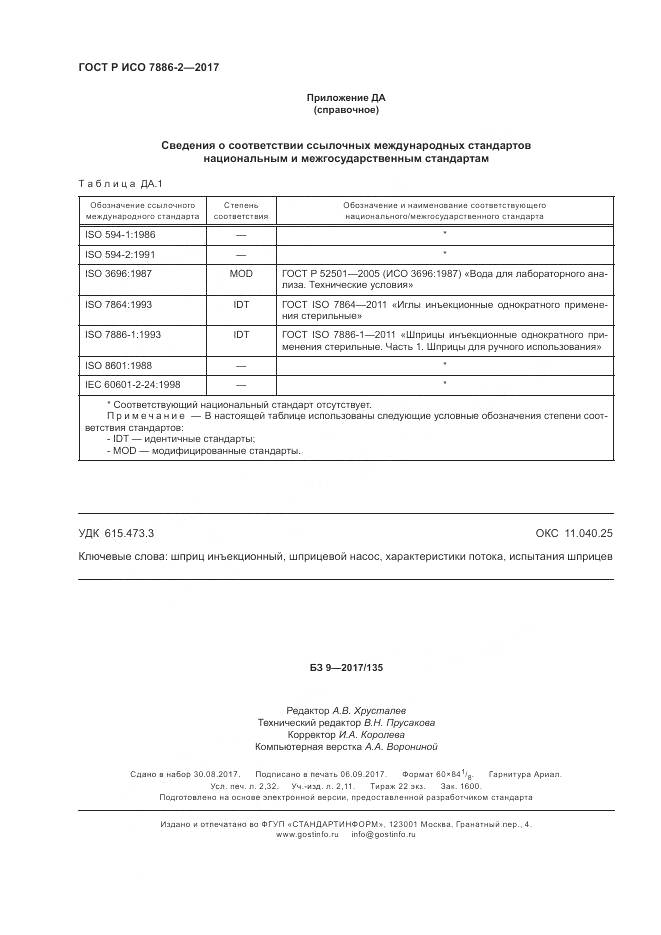 ГОСТ Р ИСО 7886-2-2017, страница 20