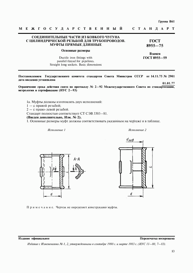 ГОСТ 8955-75, страница 1