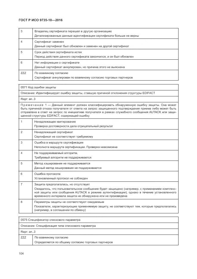 ГОСТ Р ИСО 9735-10-2016, страница 108