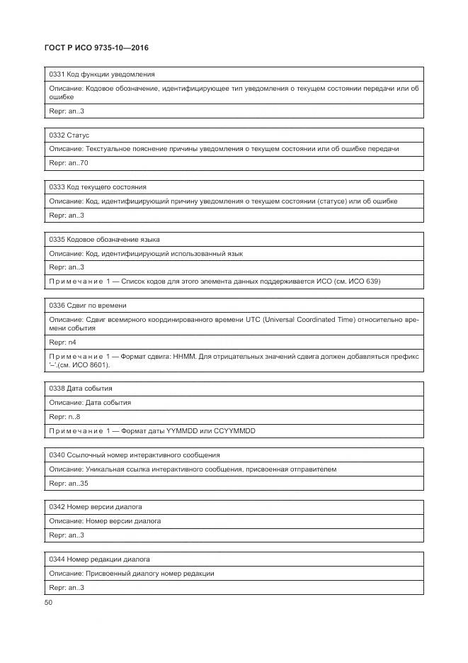 ГОСТ Р ИСО 9735-10-2016, страница 54