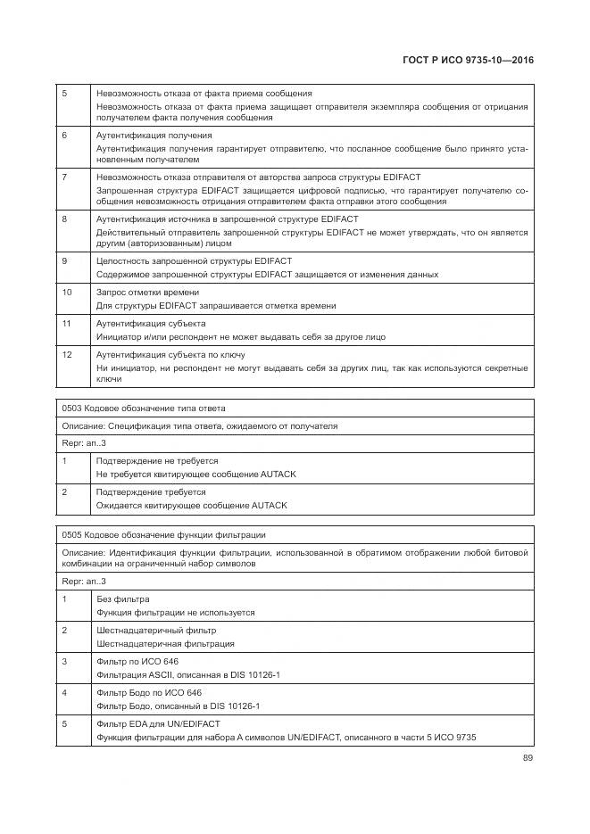 ГОСТ Р ИСО 9735-10-2016, страница 93
