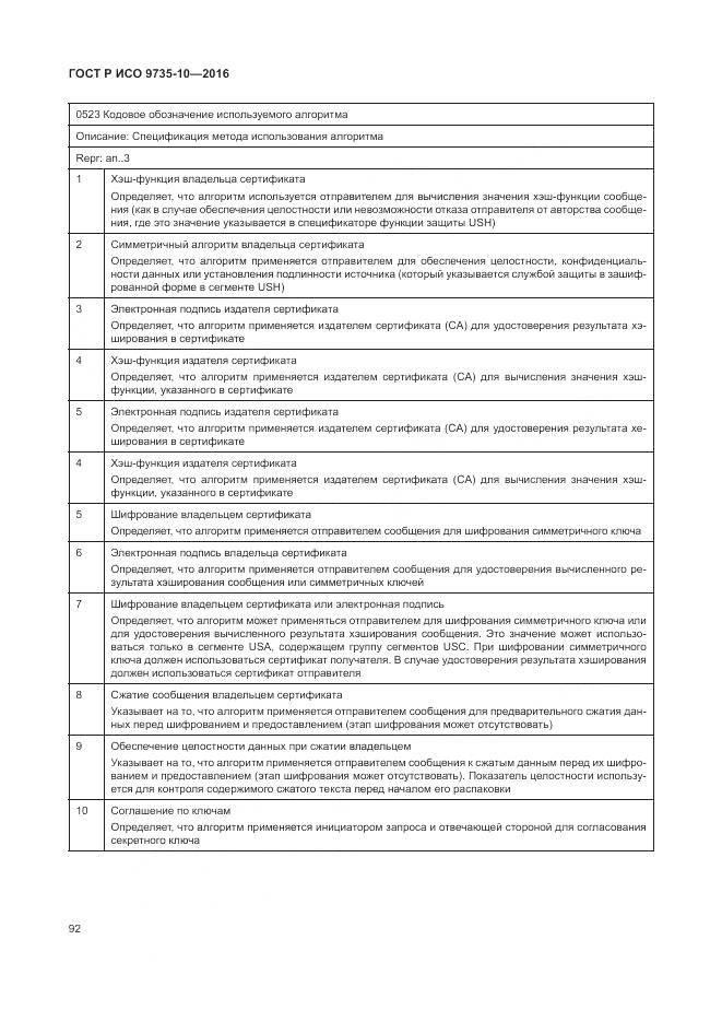 ГОСТ Р ИСО 9735-10-2016, страница 96