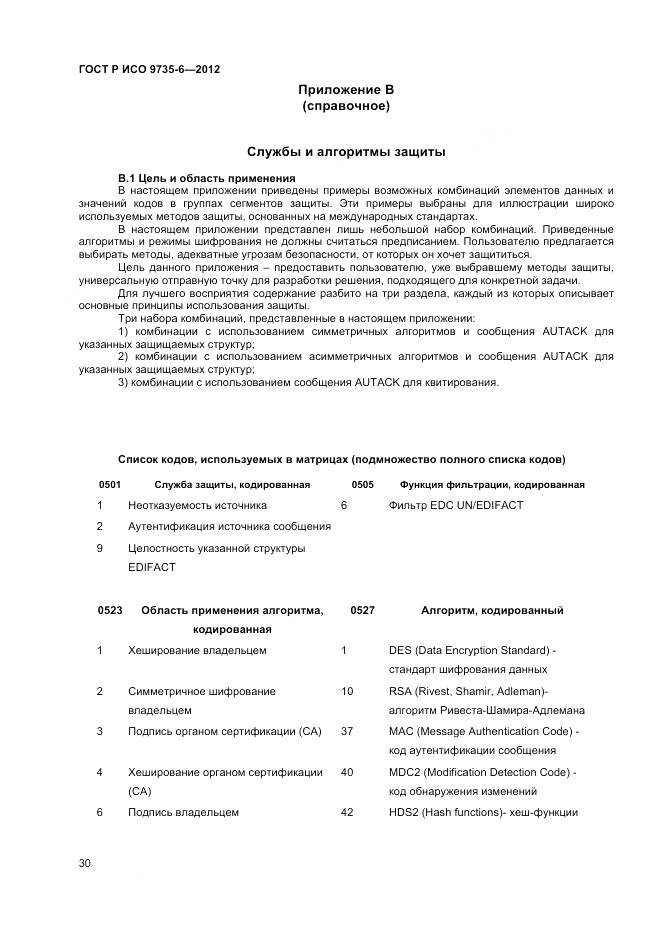 ГОСТ Р ИСО 9735-6-2012, страница 34